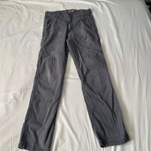 Carhartt Work Pants 32x34 Gray Distressed Grunge Painter Utility Workwear